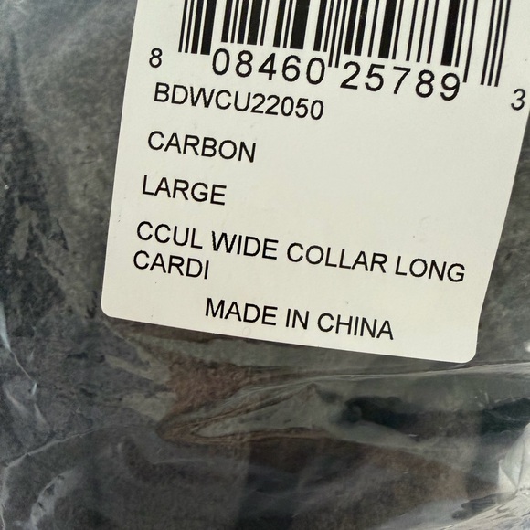 Barefoot Dreams CozyChic Ultra Lite® Wide Collar Long Cardigan NWT - Picture 7 of 7